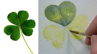 Watercolour Tutorial | Coronation Botanicals, Shamrock