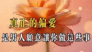 不必說愛，他的行動早已說盡了在意