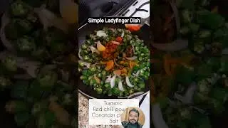 Simple Ladyfinger Dish #song #music #bollywood #love #food #recipe #easyrecipe #ladyfinger #dish
