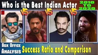 Shahrukh Khan Vs Salman Khan Vs Aamir Khan Vs Saif 2010-2020 Box Office, Hit and Flop, Success Ratio