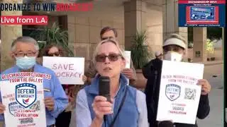 LIVE from LA! Rally to Block Trump from the CA Ballot in 2024