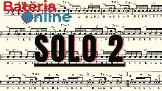 SOLO N° 2 - Charley Wilcoxon - 150 rudimental solos - Bateria Online