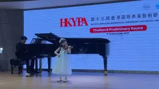 Praewwanit Paopong &bull; First Place &bull; Pre-Junior Class Violin &bull; The 13th HKYPA Thailand [09-Dec-2025]