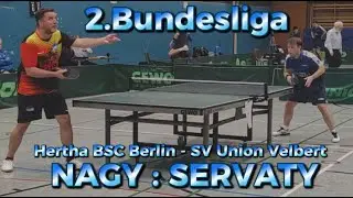 Diese Art Tischtennis zu spielen ist Wahnsinn 😱| M.Servaty(2314TTR) : K.Nagy(2348TTR)