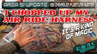 Air ride Technologies Wiring Harness, I chopped it up, I hope it still works?
