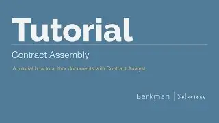 Contract Assembly