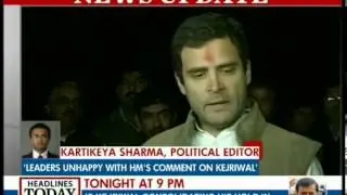 Senior Congress leaders unhappy with Shinde's remark on Kejriwal