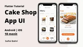 Flutter Tutorial Online Shop Toko Roti Cakery App Android | iOS | Complex UI
