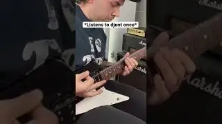 When a guitar player hears djent for the first time #shorts
