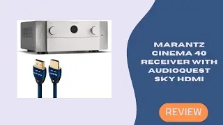 Marantz Cinema 40 9.4 Channel Receiver + AudioQuest Sky HDMI Cable | Elite Home Theater Setup
