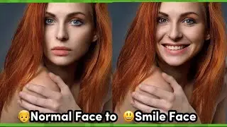 How To Make Smile Face // Smile Face Editing // Normal Face To Smile Face 😃
