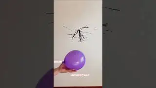 floting peices static charge project for students #science #project