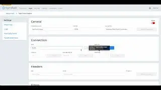 Data Push: Integration Settings