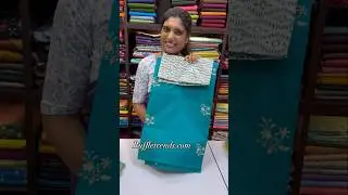 Rathi South Cotton Embroidery Sarees! | Rs.1,299/- | WhatsApp-6369545679 | Shop@ruffletrends.com