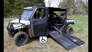 2020 Mobility Quad with power windows, hand controls, power ramp, stereo, 4x4, removable seats...