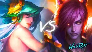 Crystal Rose Riven vs Sett Baron Lane Gameplay - wild rift（Season 7）HD 1080p