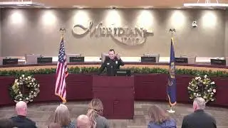 Meridian Police Promotion Ceremony