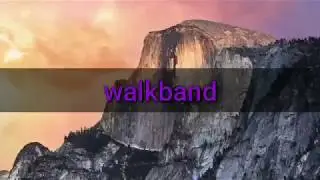 How to compose song on walkband