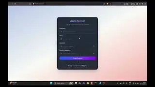 Beautiful Frosted Auth Dialog Box in React