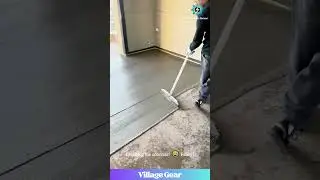 This Self-Leveling Floor Pour is My New ASMR Addiction 🤤 So SMOOTH! #oddlysatisfying  #construction