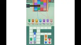 Color Knitzy Level 176. Walkthrough Gameplay