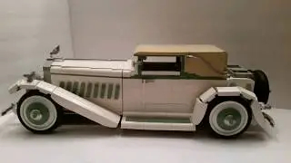 LEGO MOC / 1934 Rolls Royce Phantom II Continental / Sandstone Green and White!
