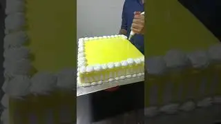 square shape pineapple cake decorations ideas, #shorts #cakes #ideas #design