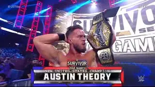 Austin Theory Wins The US Title At Survivor Series