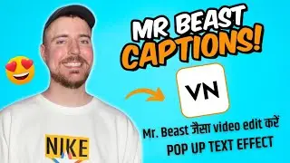 Pop up text & Editing Tricks in VN Editor app like @MrBeast