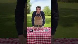 Задача: разделить плитку шоколада ровно пополам. #GBBO