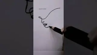#drawchallenge #onelinedrawing #onelineart #drawingideas #onelinevideo #creativedrawing #drawing