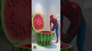 superheroes in a strange toilet #marvel #spiderman #hulk #scarystories  #aimarvel  #horrorshorts