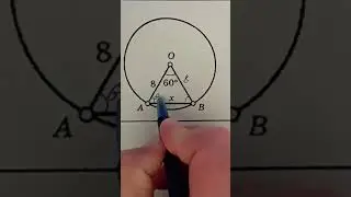 Центральные и вписанные углы  #maths #логика #mathematics #ютуб #mathstricks #education