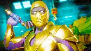 Mortal Kombat 11 PC — Нуб Сайбот в идеальном злобном облике исполняет вступительные диалоги проти...