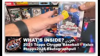 2025 Topps Chrome Baseball Value Box Rip! ⚾ Kochanowicz Auto + Mookie, Machado & More! #toppschrome