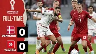 Denmark vs Tunisia 0-0 - Extended Highlights & All Goals 2022 HD