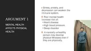 H4 - IS PHYSICAL HEALTH IS MORE IMPORTANT THAN MENTAL HEALTH?