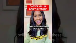 DOES CASTOR OIL in YOUR BELLY BUTTON Detox You? 😬#shortsfeed #shortsvideo #shorts