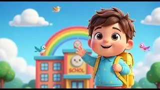 Time for School, Let&rsquo;s Go! 🎒🌈 | Fun Morning Nursery Rhyme for Kids