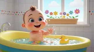Bath Time Bubbles Rhyme 🛁 | Fun Baby Song & Nursery Rhymes for Toddlers 🎶🛁🧼