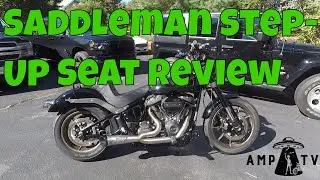 Saddlemen Step-Up seat on a Harley Davidson Low Rider S
