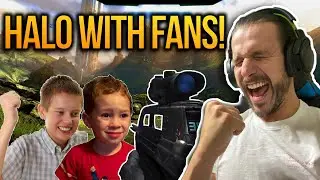 TheCHUGS Plays Halo 4 Multiplayer with FANS!! (Twitch Stream Highlights)