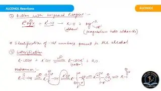 Alcohol, Phenol Reaction | Part 1