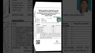 Federal Board Class 9 Toppers First Annual Exam 2025 #federalboard #fbise #exams2025 #topper2025