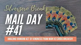 MAIL DAY #41 - SURPRISE YOUNG GUN HUNT! AMAZING RANDOM ACT OF KINDNESS FROM MAN VS CARDS BREAKS!!!