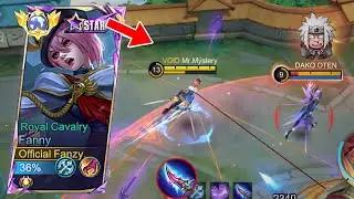 THE FORGOTTEN SKIN ROYAL CAVALRY FANNY SKIN GAMEPLAY!! SOLO CARRY TEAM IN RANKGAME - MLBB