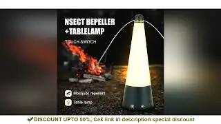 Fly Fan for Tables Keep Flies Away Table Top Bug Repellent Fan LED Light Food Spinning Fan for BBQ P