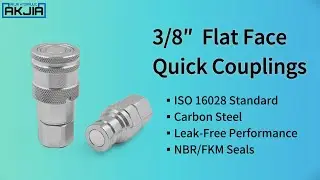 3/8&Prime; Body Size ISO 16028 Flat Face Quick Couplings