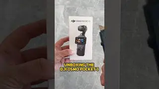 👀 Unboxing The DJI Osmo Pocket 3 Camera 🎥 #DJI #DJIOsmoPocket3