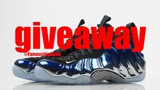 NIKE BLUE MIRROR FOAMPOSITE GIVEAWAY! | FREE